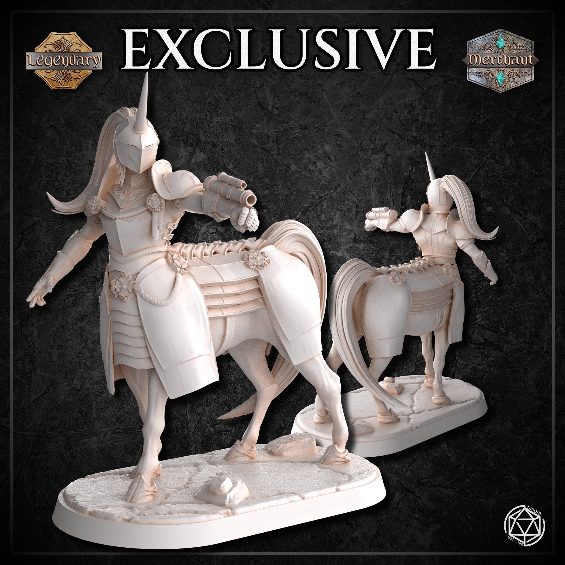 Centaur Knight Artificer Action by Mia Kay M3DM