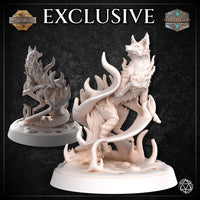 Fire Elemental Fox by Mia Kay M3DM