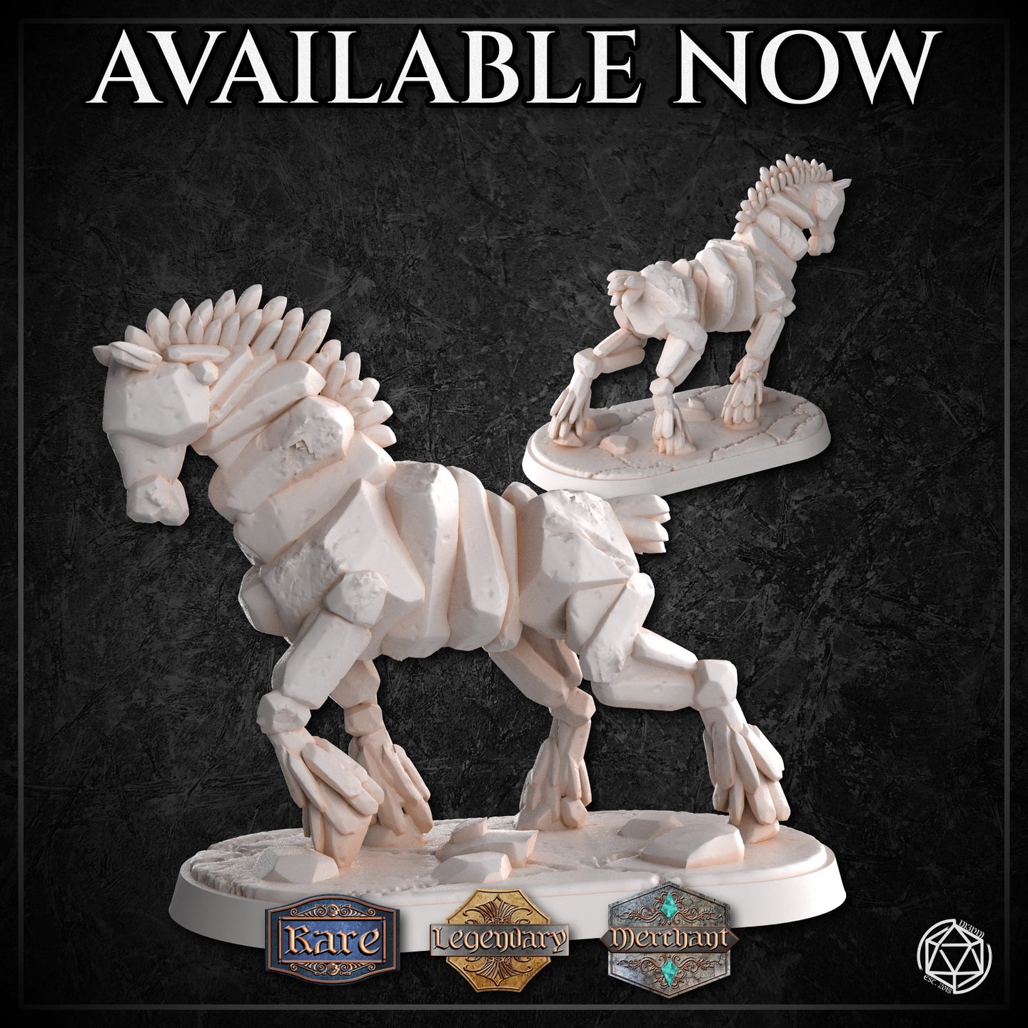 Earth Elemental Horse by Mia Kay M3DM