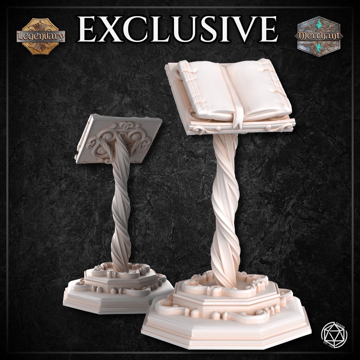Enchanted Book Pedestal by Mia Kay M3DM