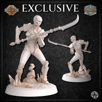 Warforged Female Samurai Action by Mia Kay M3DM