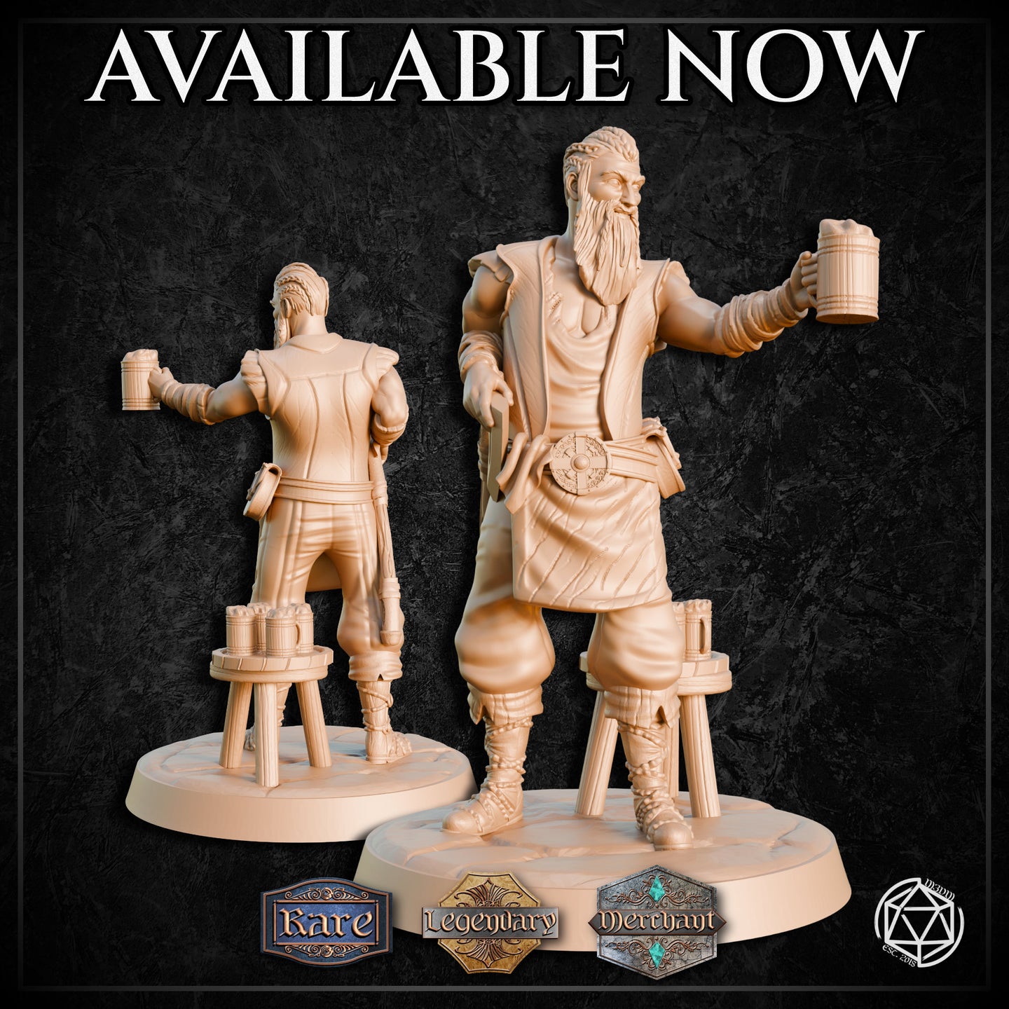 Viking Barkeep Casual by Mia Kay M3DM