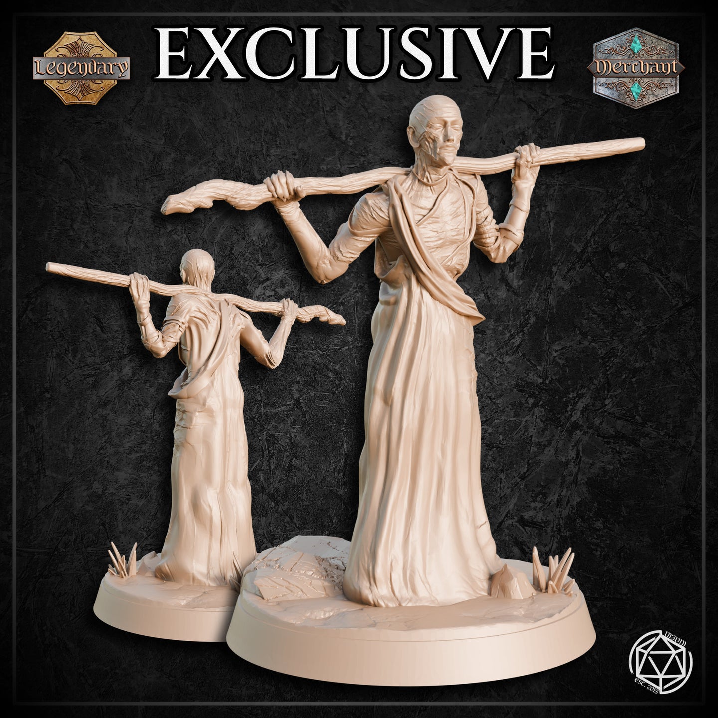 Mummy Monk Action by Mia Kay M3DM