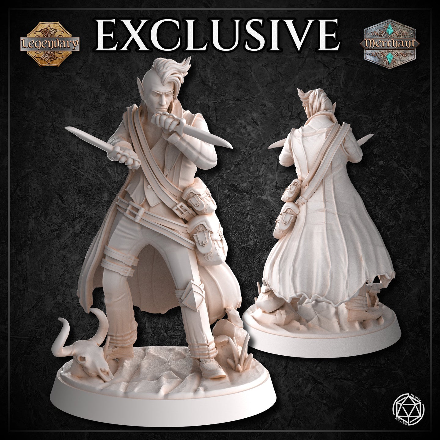 Elf Raider w/No Bear Action by Mia Kay M3DM