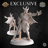 Tiefling / Demonic Eldritch Knight Action by Mia Kay M3DM