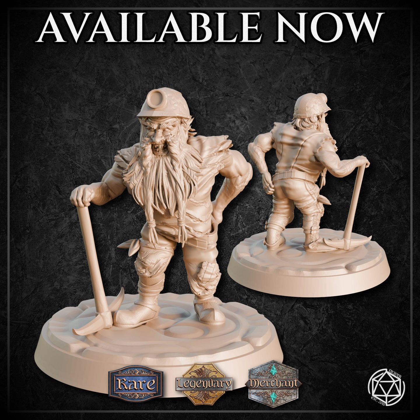 Old Dwarf Miner Casual by Mia Kay M3DM
