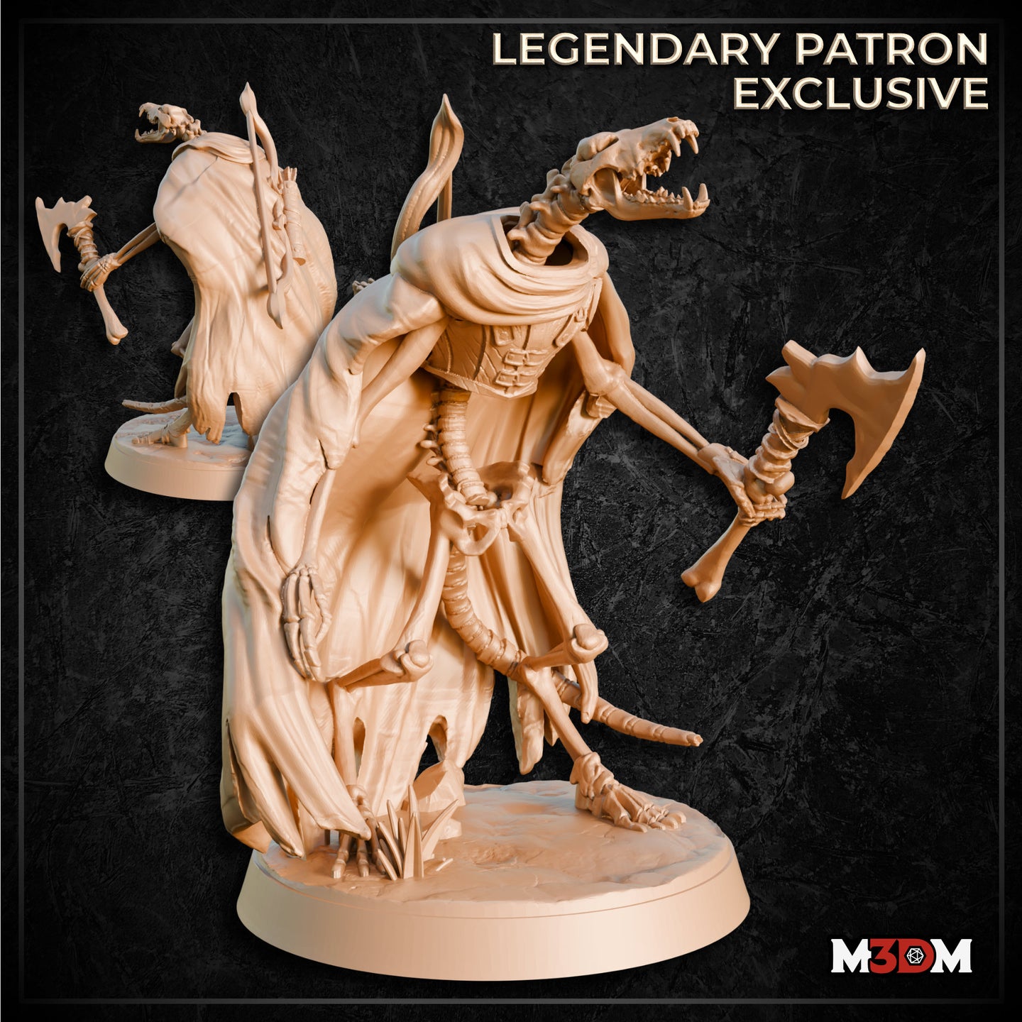 Skeleton Werewolf Ranger Action by Mia Kay M3DM
