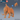 Digital render of an unpainted resin sabretooth tiger mount miniature by Epic Miniatures, shown in orange-tan resin. The large creature has deeply textured fur, prominent curved sabre fangs, and wears a detailed war-harness with saddle, barrel straps, and a mounted spear socket. A rear three-quarter view and a blue d20 scale reference are visible in the upper right corner. Labelled as Large size and pre-supported.