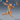 Digital render of an unpainted ratfolk rogue miniature in a dynamic leaping pose, thrusting a long spear forward with one arm while the other is drawn back in a fighting guard. The figure wears layered armour and cloth wrappings on the arms and legs, with detailed fur texture across the body, large ears, a whiskered muzzle, clawed feet, and a long trailing tail. A scale reference inset and blue d20 dice are visible in the top right corner. Epic Miniatures logo shown. Pre-supported, medium size, 32mm scale.