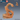 Digital render of a large Cave Centipede miniature in the Waiting pose — a massive segmented centipede coils around a crumbling stone pillar, rearing its mandible-bearing head forward in a striking position, bristling with hooked legs and chitinous spines, shown in unpainted orange resin with a scale die reference, size marked as Large