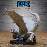 White Dragon Wyrmling Bite by Epic Miniatures