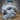 Front-facing digital render of the Epic Miniatures Frost Worm miniature — a colossal armoured worm coiled atop shattered ice and rock rubble, showing a single cyclopean eye, gaping multi-fanged maw, and heavily plated body. Huge scale, 76.5mm base, unpainted grey.