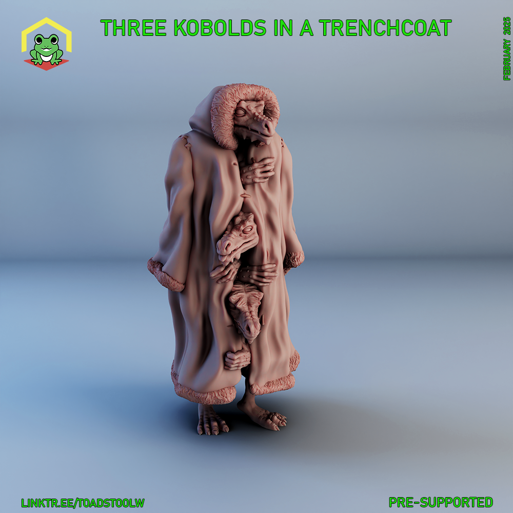 3 Kobolds in a Trenchcoat by The Toadstool Weaver