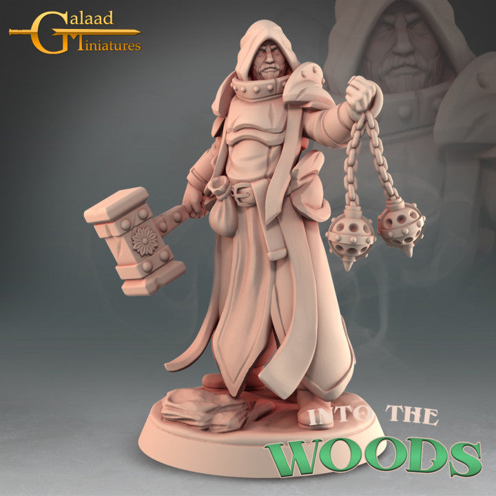 Human Male Cleric Hero 01 by Galaad Miniatures