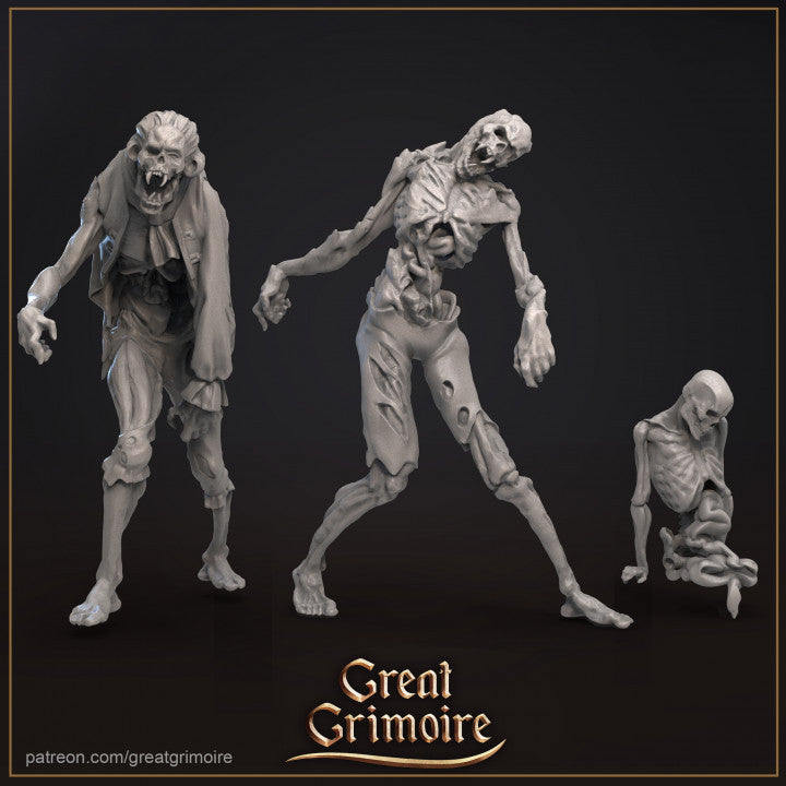 Hotel Doormen Zombies (3 total) by Great Grimoire