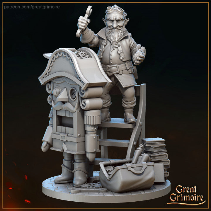 Herr Drosselmeyer Gnome Aritificer by Great Grimoire
