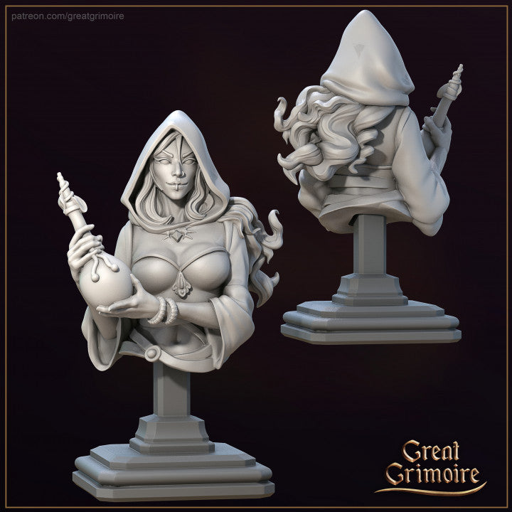 Lady Naya Bust  by Great Grimoire