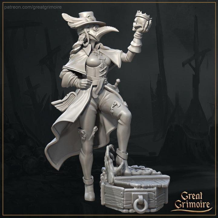 Masked Plague Doctor by Great Grimoire
