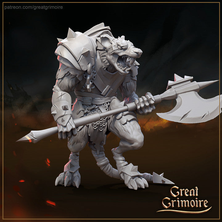 Ratfolk Soldier 02 by Great Grimoire