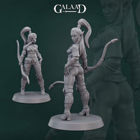 Female Elf Ranger 02 by Galaad Miniatures