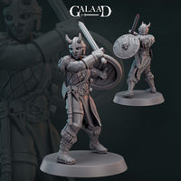 Female Norse Warrior 02 by Galaad Miniatures