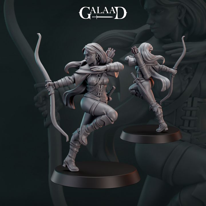 Female Ranger 01 by Galaad Miniatures