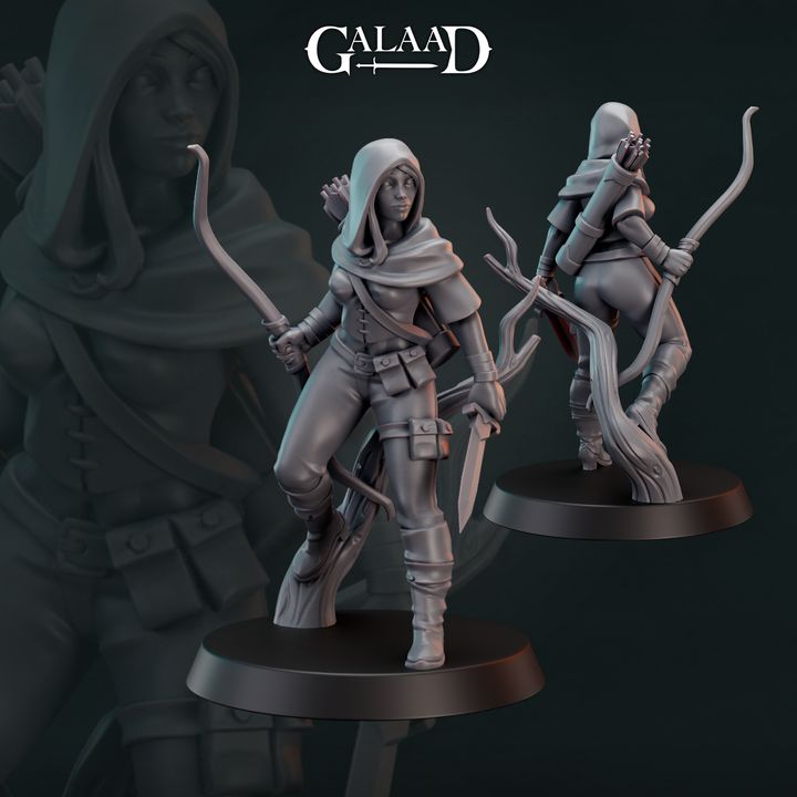 Female Ranger 02 by Galaad Miniatures