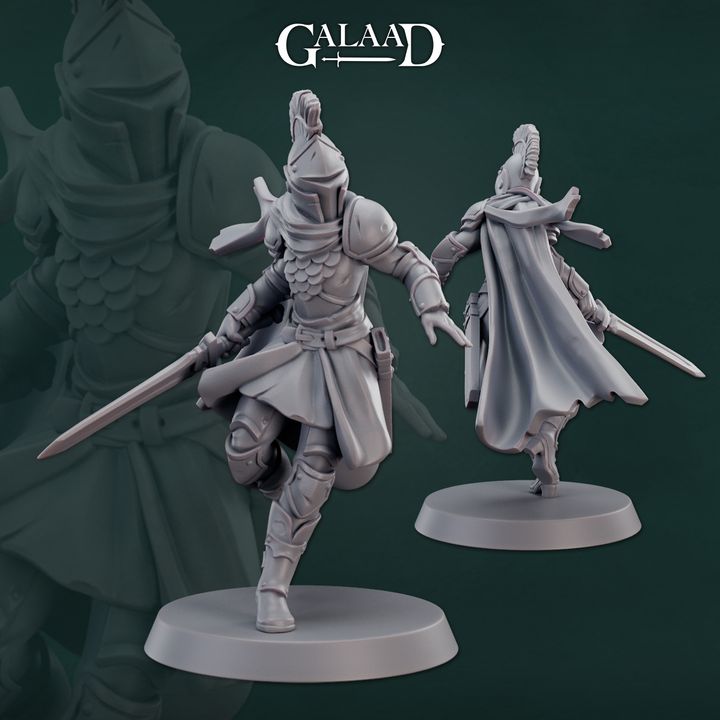 Female Knight 02 by Galaad Miniatures