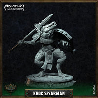 Lizardman Spearman 1 by Arcanum Workshop