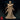 32mm unpainted resin miniature of a noble female figure with a crown braid and long plait over one shoulder, wearing layered robes with structured pauldrons and arcane trim — Variation 01 by Monster Atlas