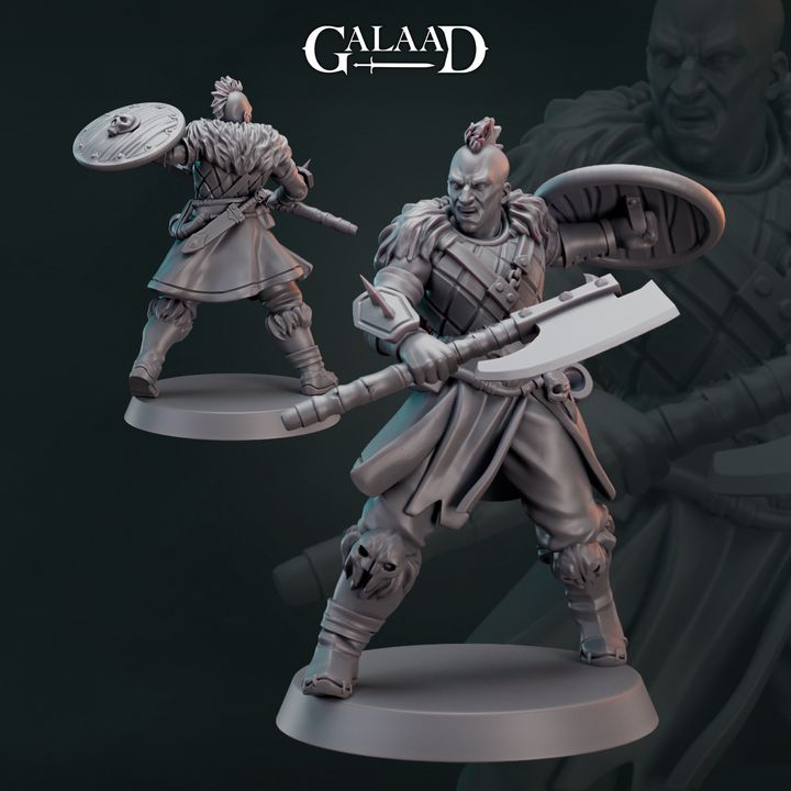 Male Norse Warrior 02 by Galaad Miniatures