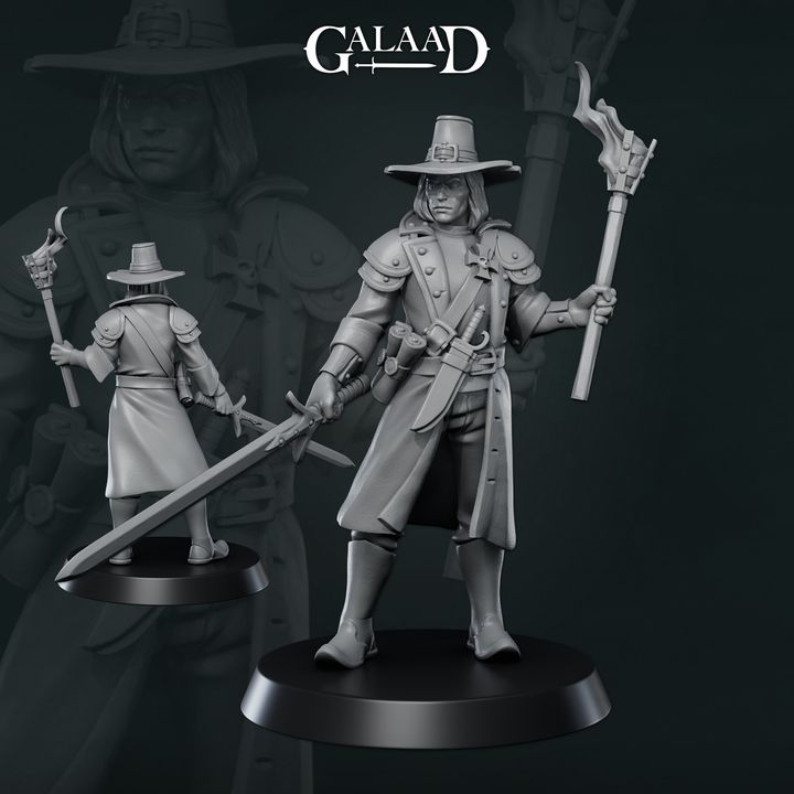 Male Inquisitor 01 by Galaad Miniatures