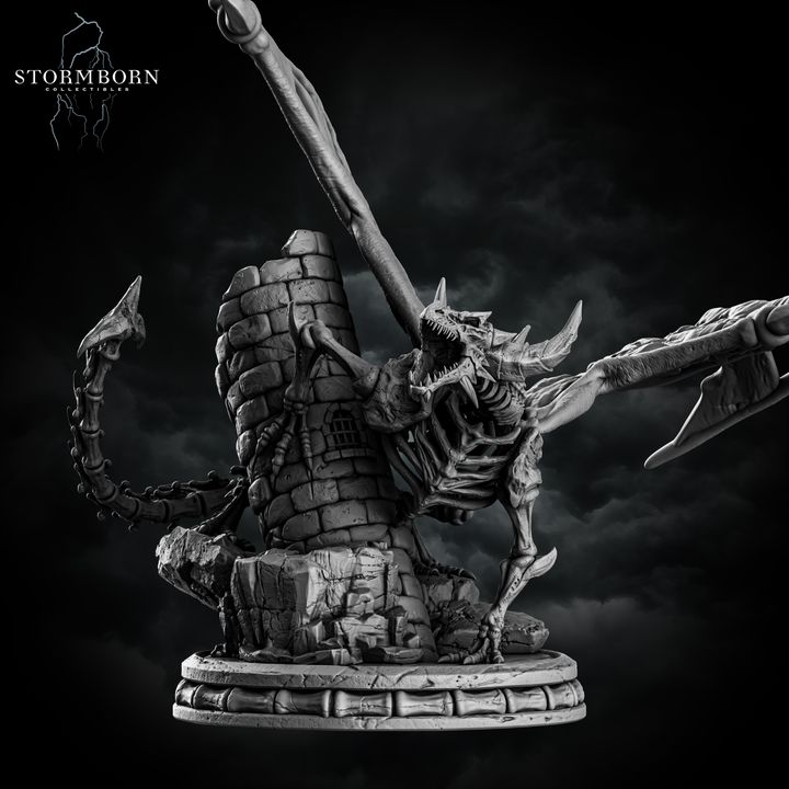 Skeletal Dragon by Stormborn Collectibles
