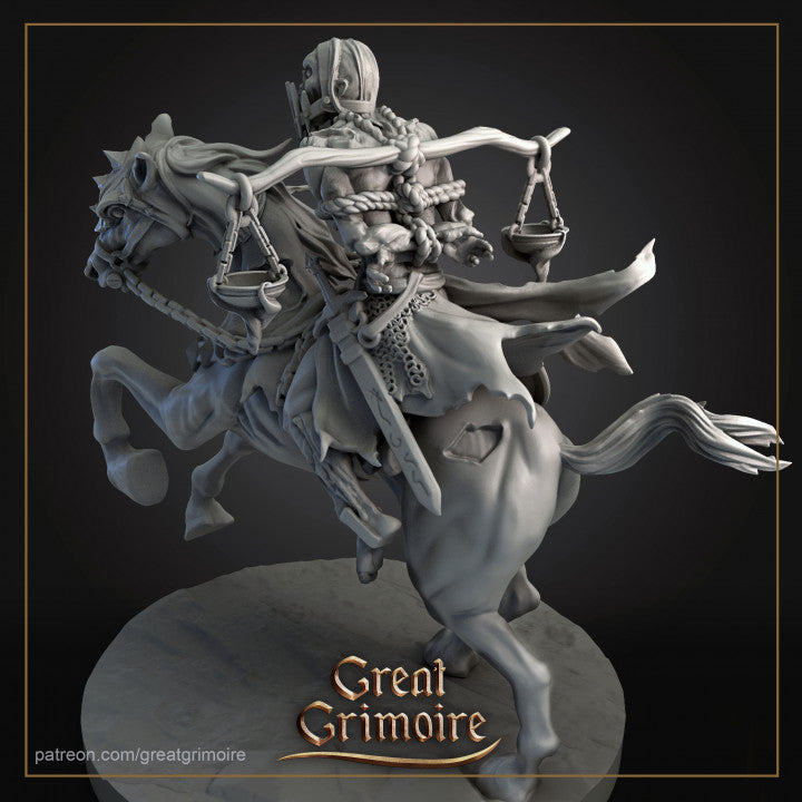 Famine Horseman of the Apocalpyse by Great Grimoire