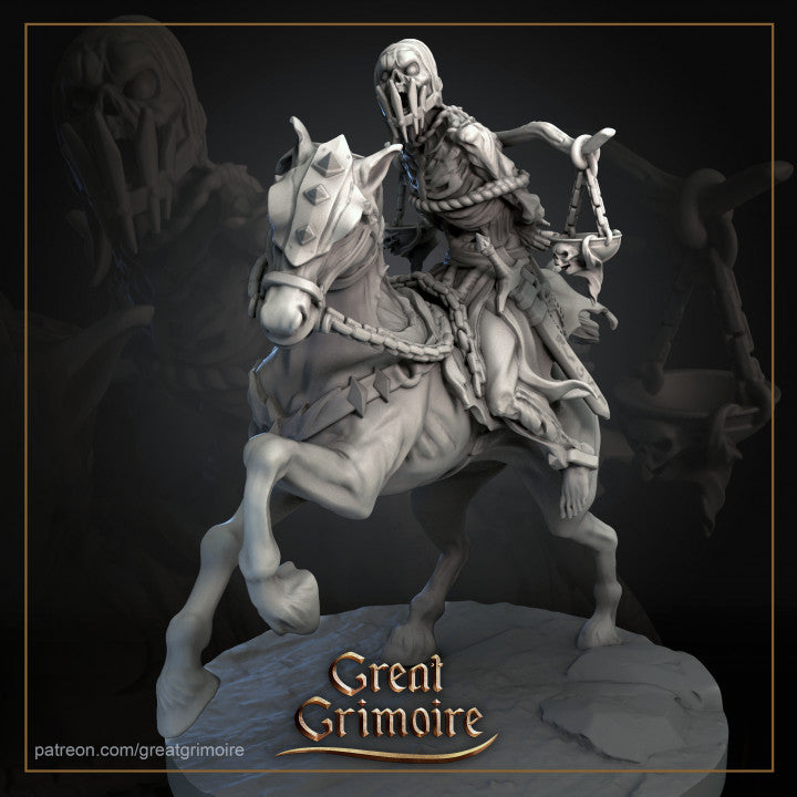 Famine Horseman of the Apocalpyse by Great Grimoire