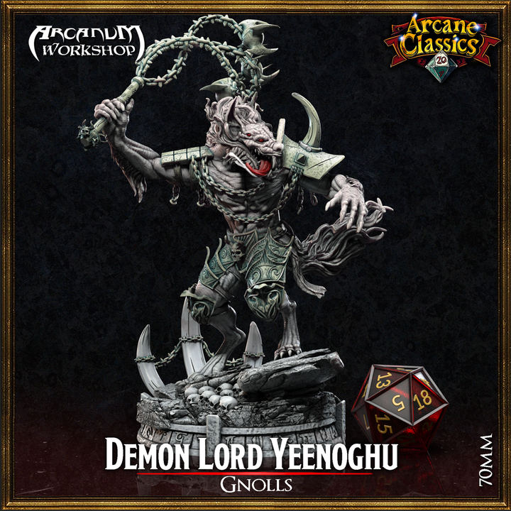 Gnoll Demon Lord Yeenoghu by Arcanum Workshop