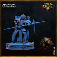 Penitent Knight Spear & Shield by Arcanum Workshop