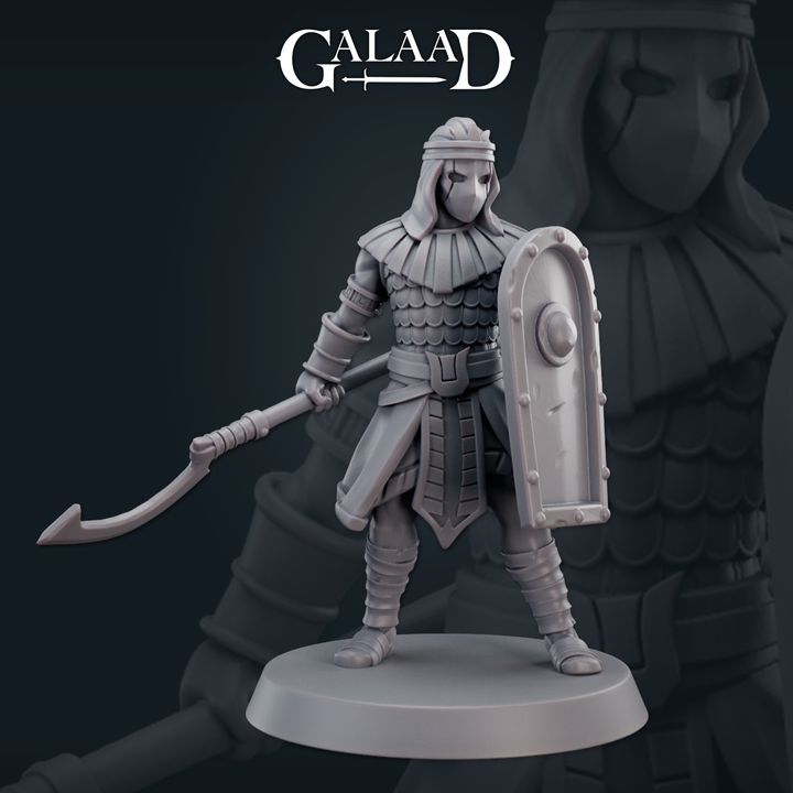 Male Egyptian Soldier 02 by Galaad Miniatures