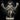 Four-armed demon with a bull skull head and sweeping horns, holding two jagged cracked greataxes spread wide, standing on a sculpted flame base. Tattered loincloth with skull belt. Sculpt by Stormborn Collectibles.