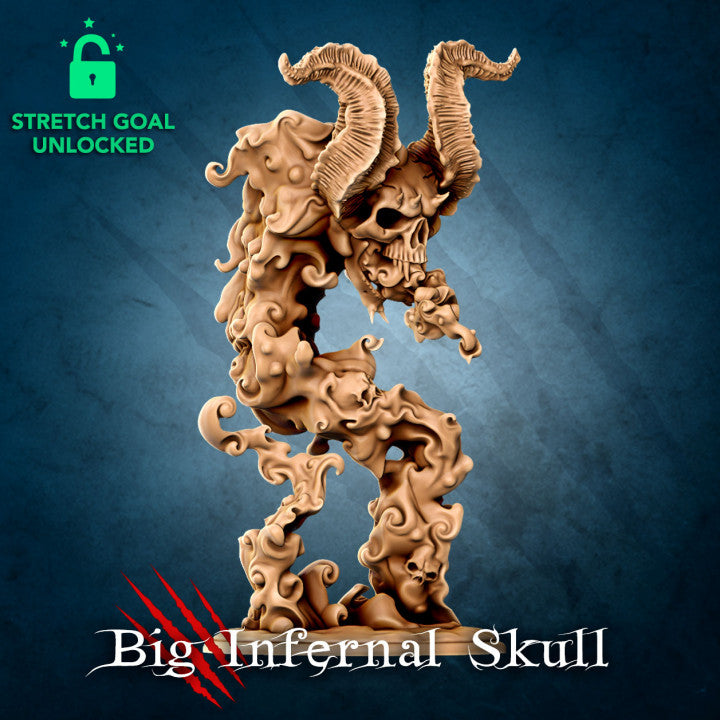 Giant Flameskull by La Louve 3D
