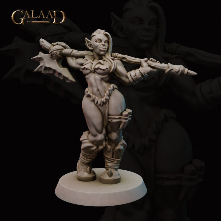 Pinup Orc 01 by Galaad Miniatures
