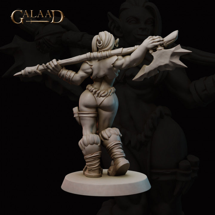 Pinup Orc 01 by Galaad Miniatures