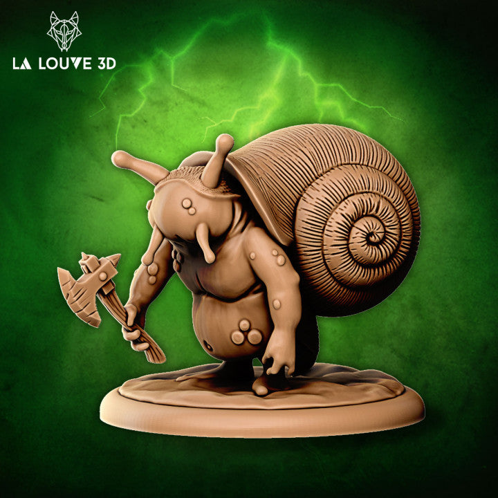 Barbarian Snail by La Louve 3D