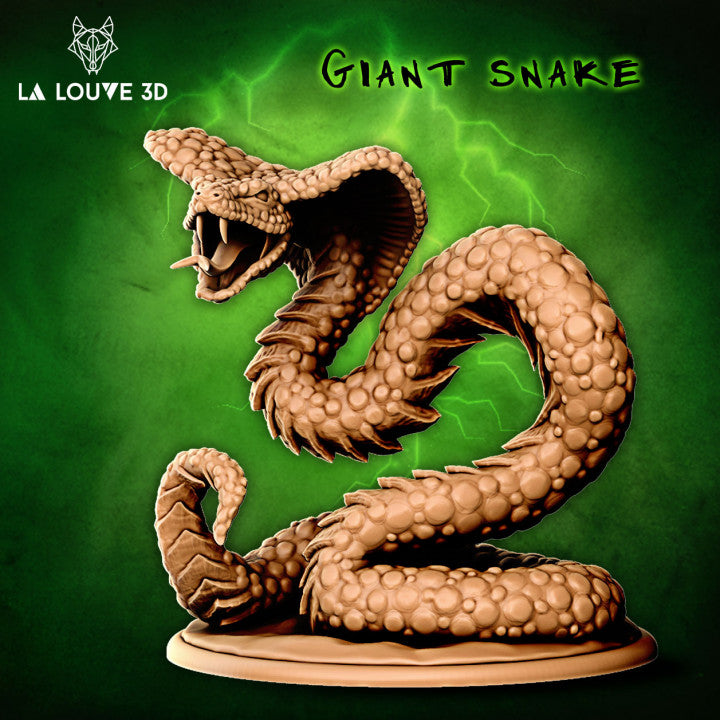 Giant Snake by La Louve 3D