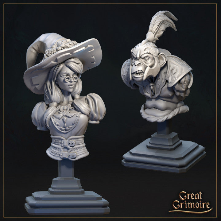 Veil of the Emerald Dream Bust by Great Grimoire