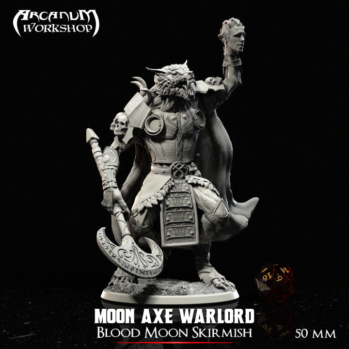 Werewolf w/Moon Axe by Arcanum Workshop