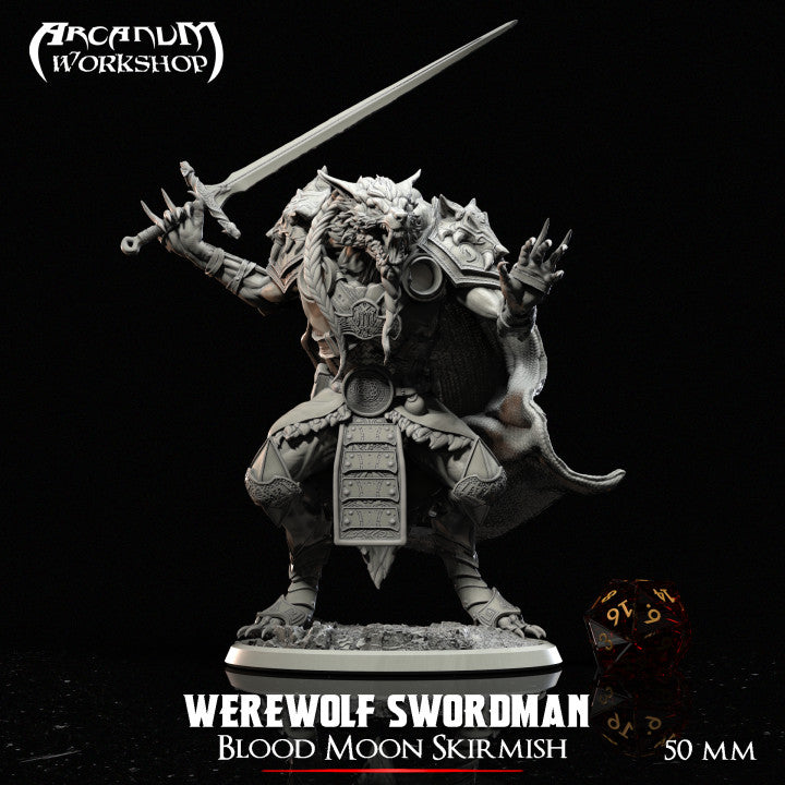 Werewolf Swordsman by Arcanum Workshop