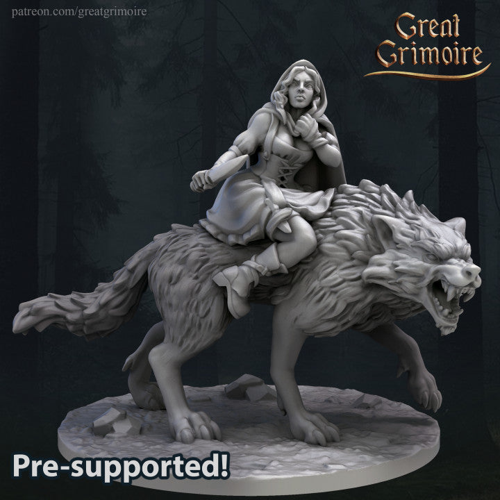 Red Riding Hood & Wolf by Great Grimoire