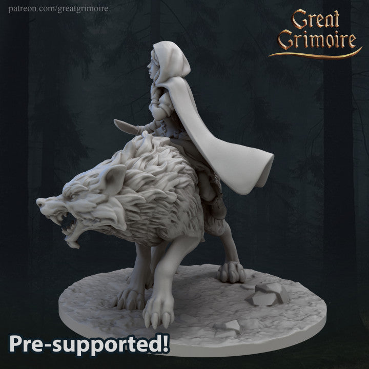 Red Riding Hood & Wolf by Great Grimoire