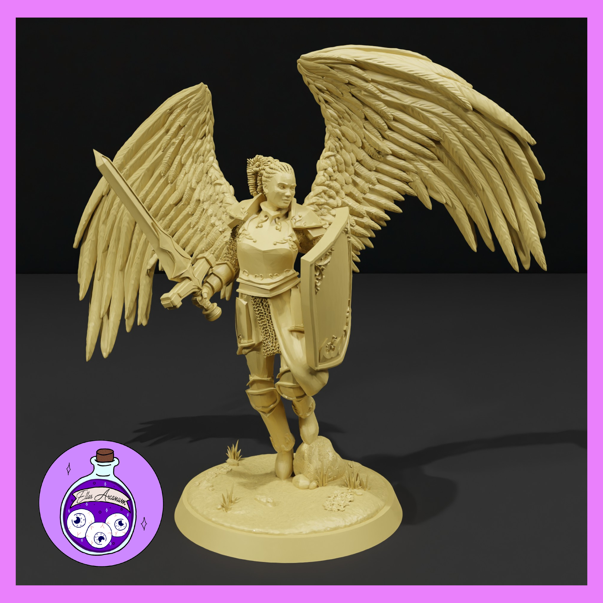 Aasimar Cleric by Ella's Arcanum Minis